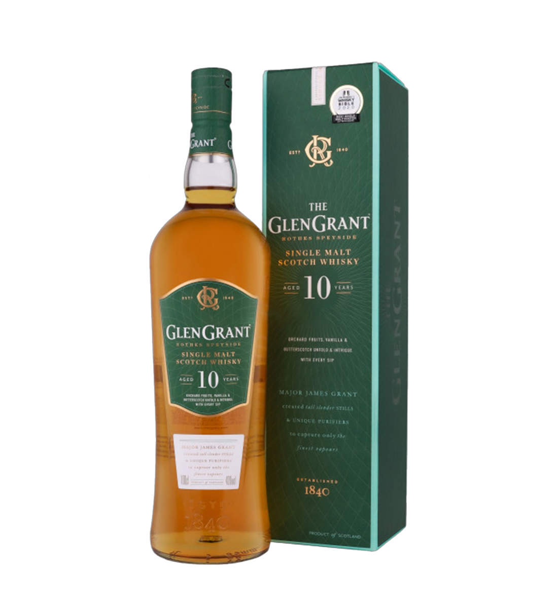 Glen Grant 10 ani Speyside Single Malt Scotch Whisky 0.7L